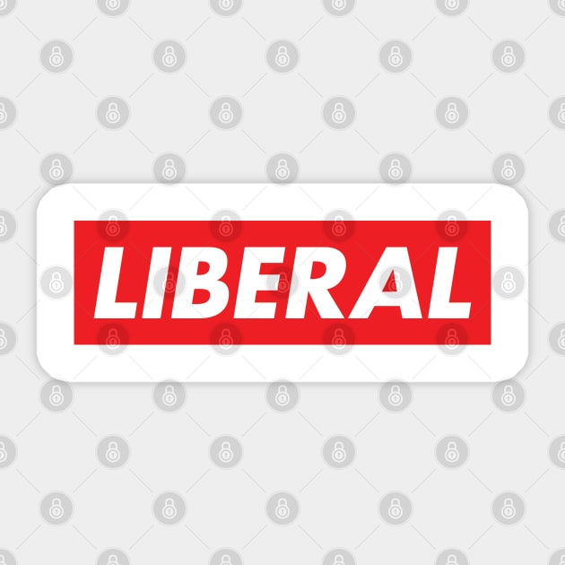 Liberal Logo Sticker by FeministShirts